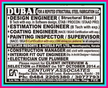 metal fabrication supervisor jobs in Dubai 